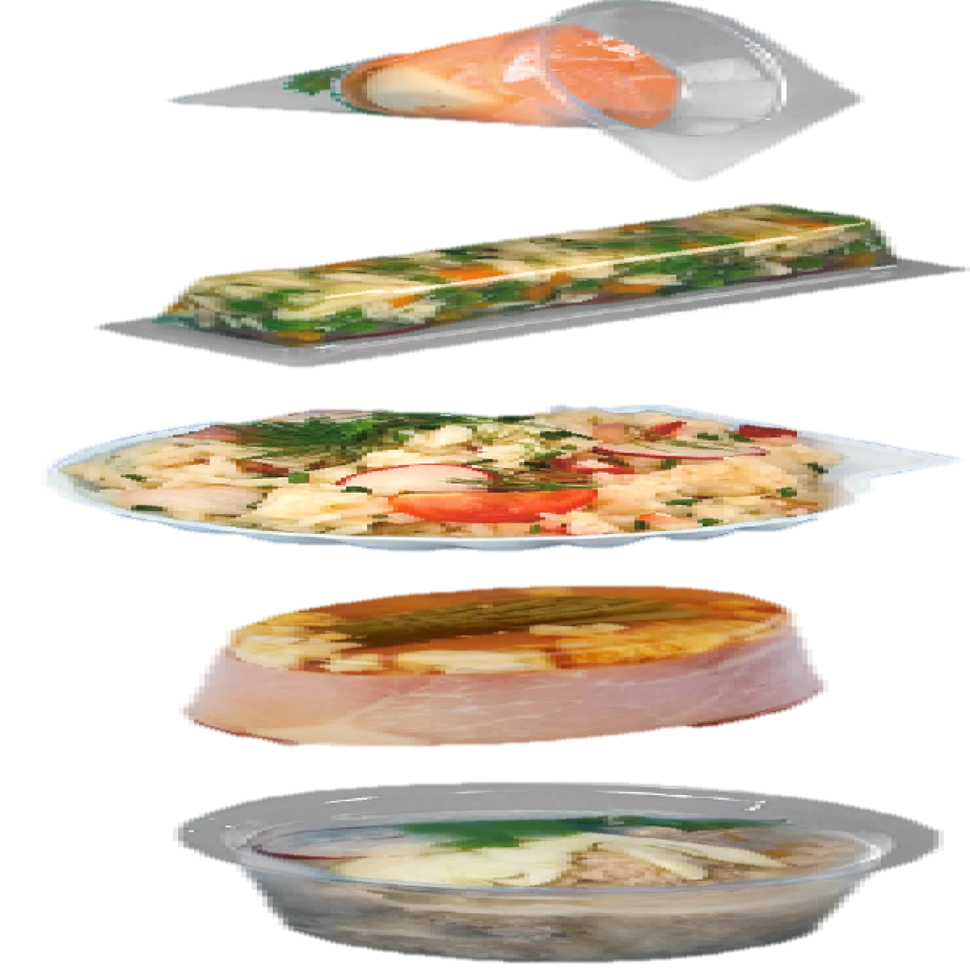 Moules traiteur, caissettes et coupes à dessert Visuel